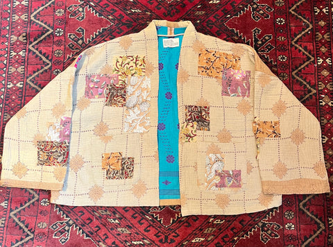 Penny Patchwork Kantha Jacket S/M 15