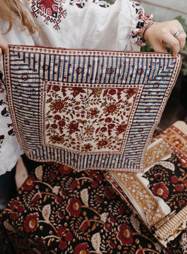 Block printed Neckerchief