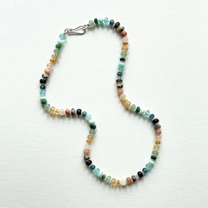 Modern Crystals By Clemmie - Earth rainbow- Crystal Candy Necklace | 18" Long