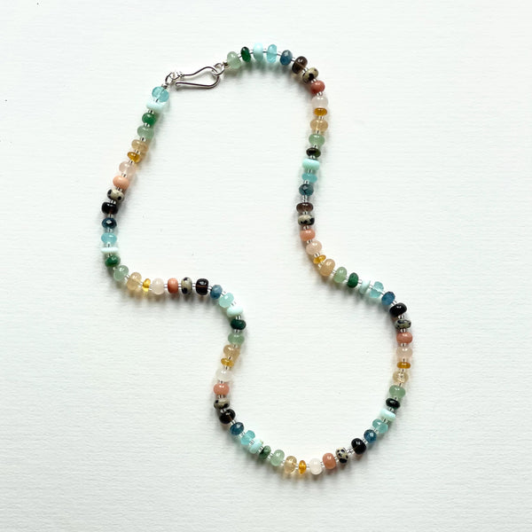 Modern Crystals By Clemmie - Earth rainbow- Crystal Candy Necklace | 18" Long