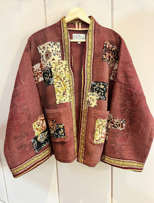 Penny Patchwork Kantha Jacket M/L 9