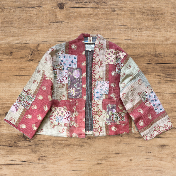 Penny Patchwork Kantha Jacket S/M 14