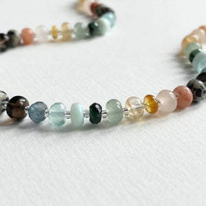 Modern Crystals By Clemmie - Earth rainbow- Crystal Candy Necklace | 18" Long