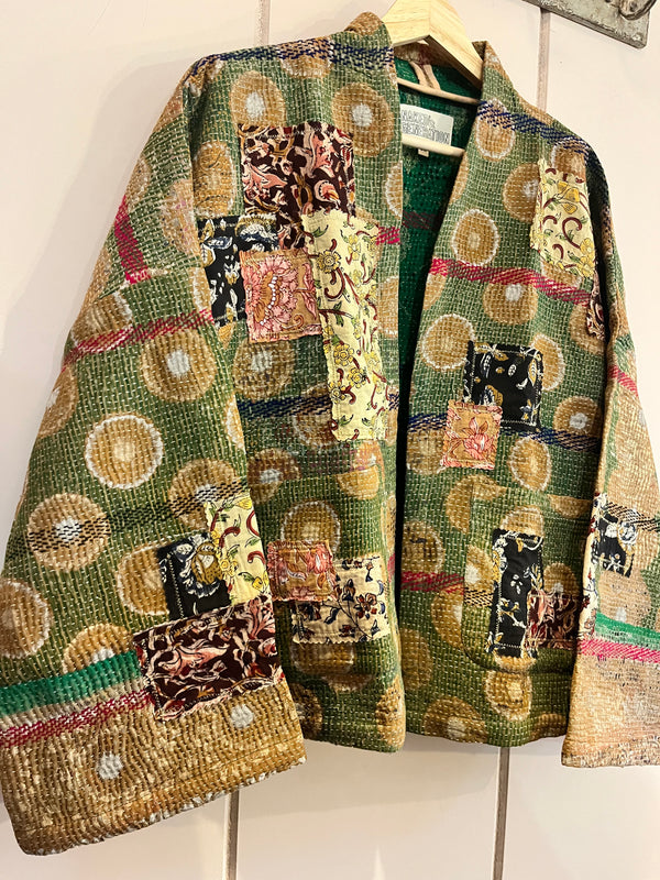 Penny Patchwork Kantha Jacket S/M 7