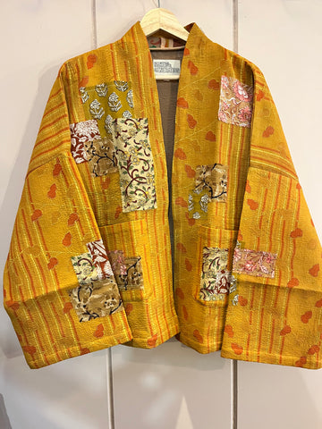 Penny Patchwork Kantha Jacket M/L 4