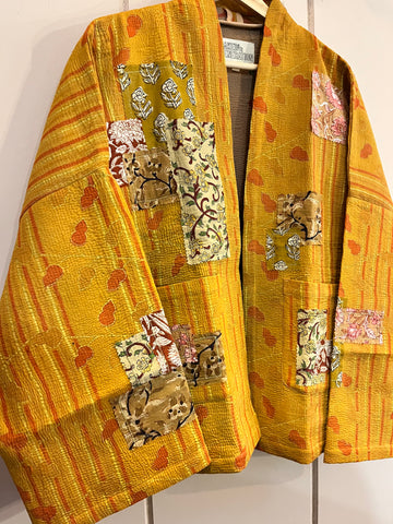 Penny Patchwork Kantha Jacket M/L 4