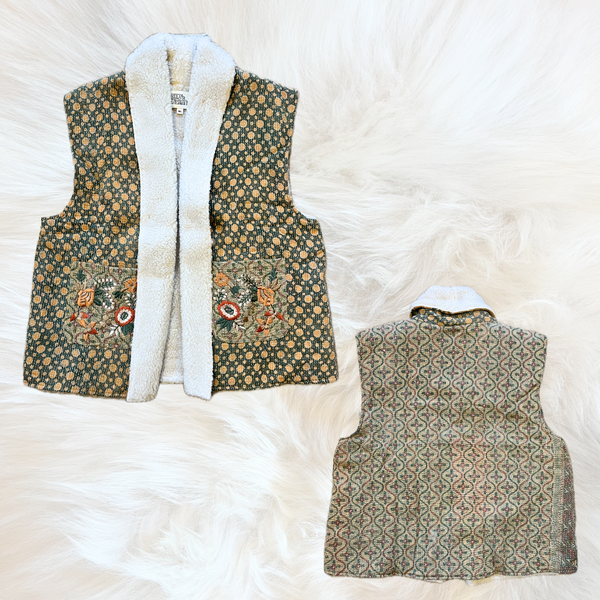 Kantha Teddy Gilet M/L 8