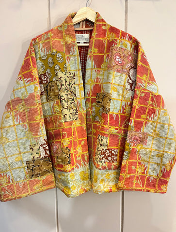 Penny Patchwork Kantha Jacket M/L 8