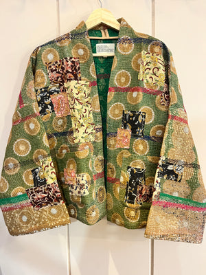 Penny Patchwork Kantha Jacket S/M 7