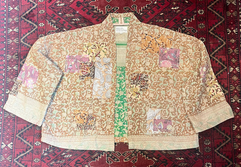 Penny Patchwork Kantha Jacket S/M 16