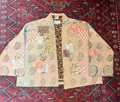 Penny Patchwork Kantha Jacket M/L 18