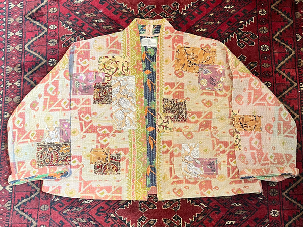 Penny Patchwork Kantha Jacket S/M 18