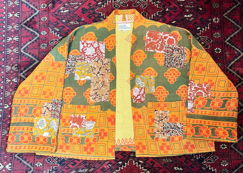 Penny Patchwork Kantha Jacket S/M 17