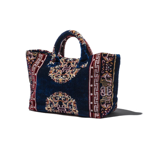 Navy Puebco Carpet Bag