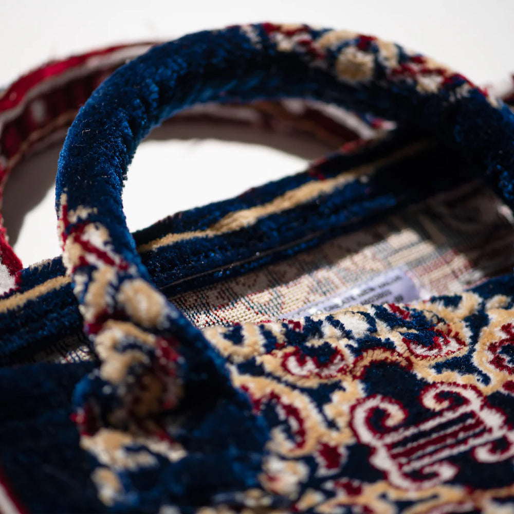 Navy Puebco Carpet Bag