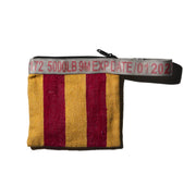 Burgundy & Mustard Puebco Rug Pouch