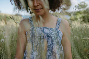 The Aarna Dress- Cornflower