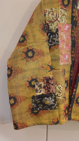 Penny Patchwork Kantha Jacket M/L 6