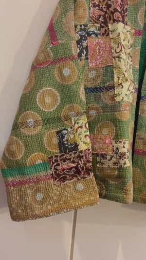 Penny Patchwork Kantha Jacket S/M 7