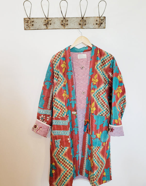 Kantha long robe - large