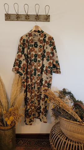 The 'Flower Power' Robe-  SAMPLE