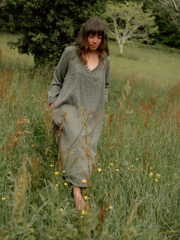 The 'Ramona' kaftan dress- SAGE