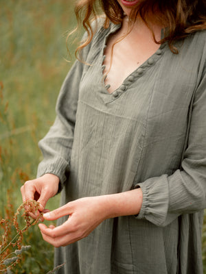 The 'Ramona' kaftan dress- SAGE