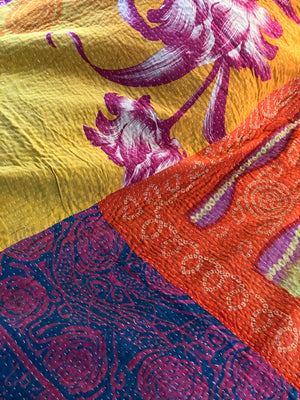 Vintage Kantha Throw