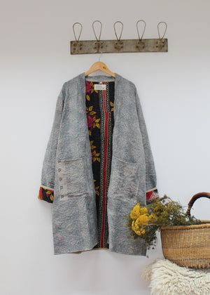 Kantha long robe - x x large