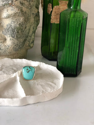 Turquoise sterling silver ring