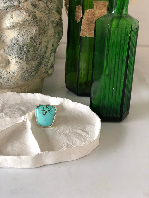 Turquoise sterling silver ring