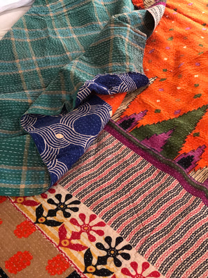 Vintage Kantha Throw