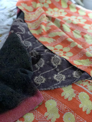 Vintage Kantha Throw