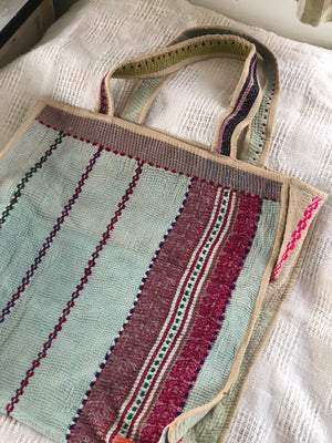 Kantha market bag