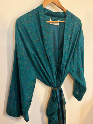 Vintage sari duster