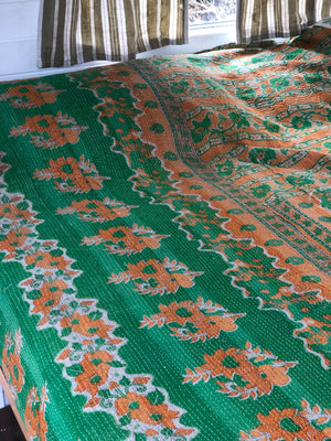 Vintage Kantha Throw