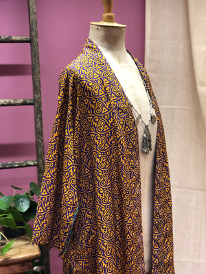 Vintage sari kimono