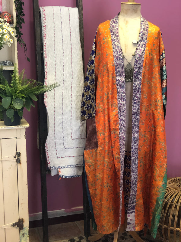 Vintage sari kimono