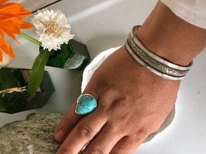 Turquoise sterling silver ring