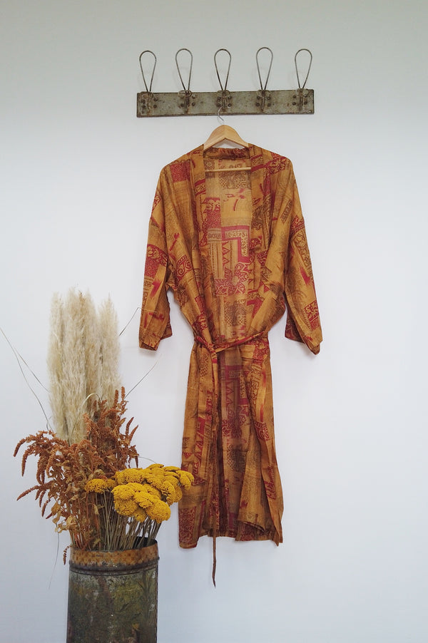 Vintage sari kimono