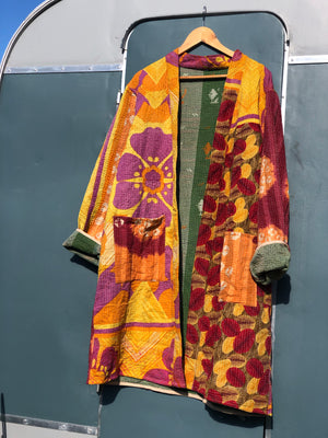 Kantha long robe - x large