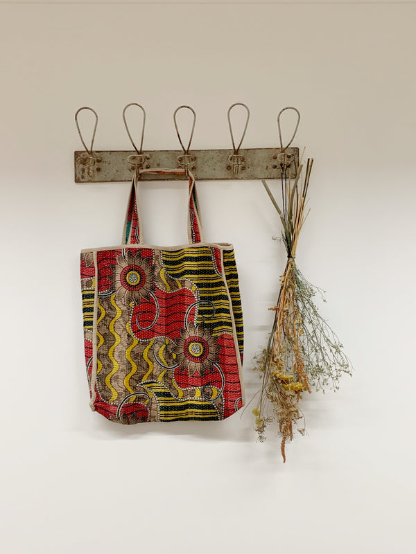 Kantha market bag