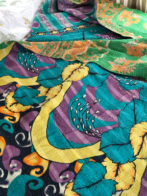 Vintage Kantha Throw