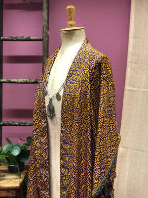 Vintage sari kimono