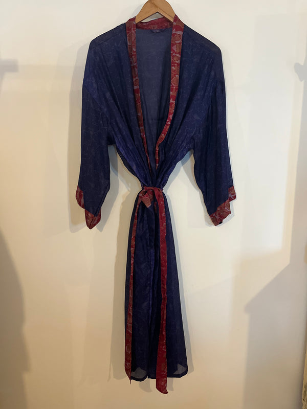 Vintage sari duster