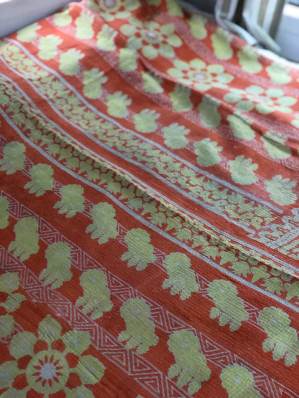 Vintage Kantha Throw