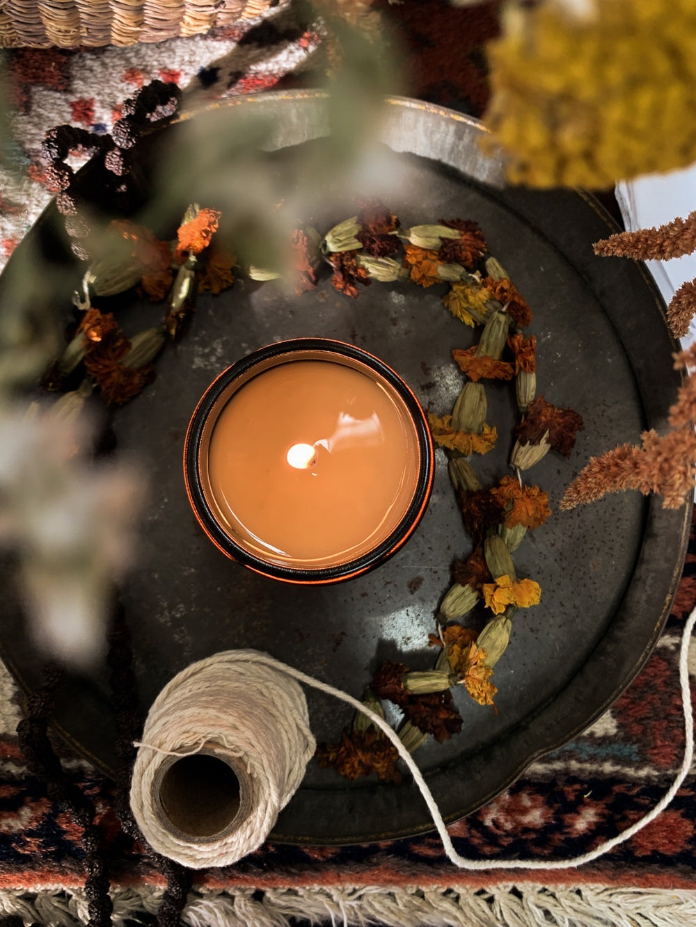 Winter Embers and Patchouli Soy Wax Candle